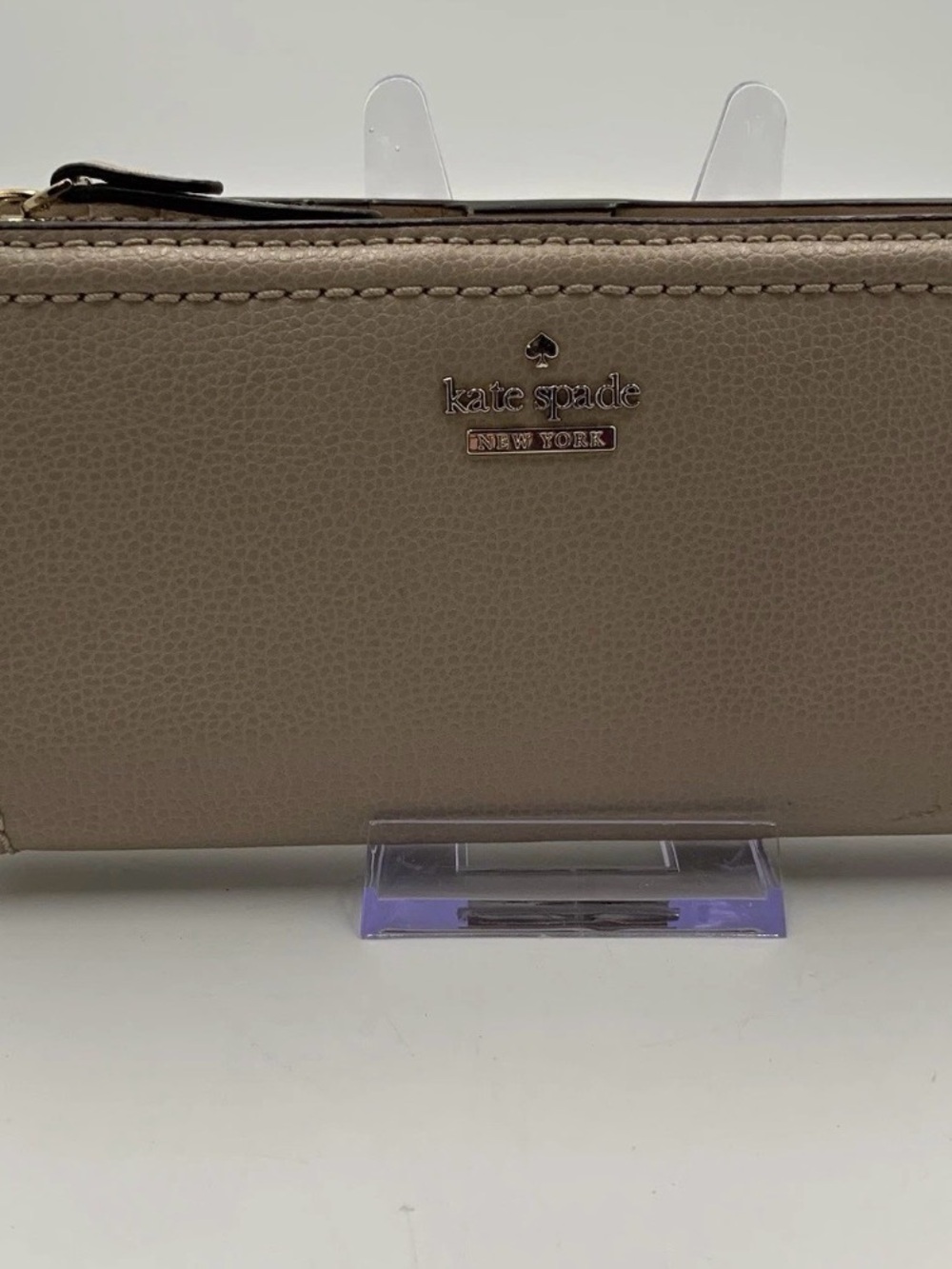 Kate Spade New York Patterson Drive Braylon Bifold Snap Wallet Warm Beige